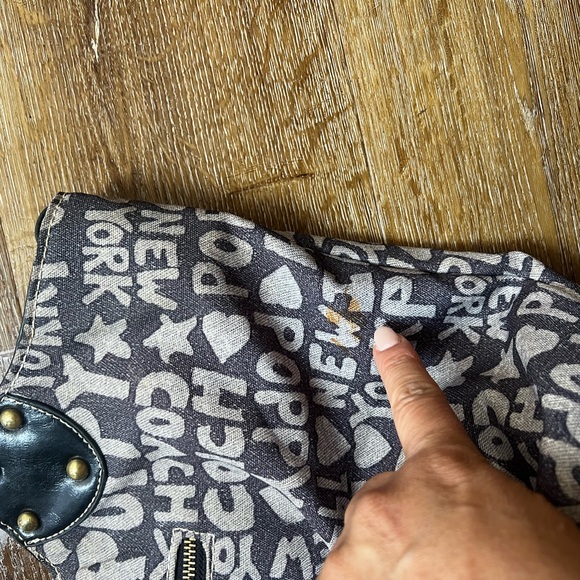 Pre-own Coach Poppy Denim - Picture 3 of 10